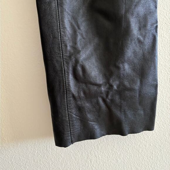 Vintage Jacqueline Ferrar 100% Genuine Leather Pants Size 8 - Picture 4 of 9